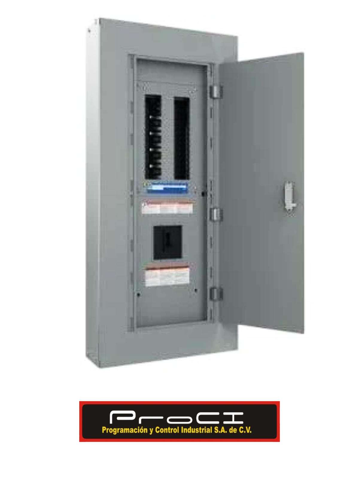 Imagen de tablero de alumbrado eléctrico industrial con certificación UL en México, de ProCI